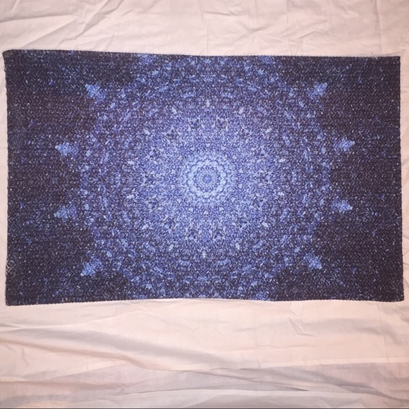 Mandala bath mat knit rug - Picture 2 of 7